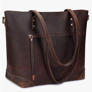 S-Zone Vintage Leather Women’s Tote/Shoulder Bag